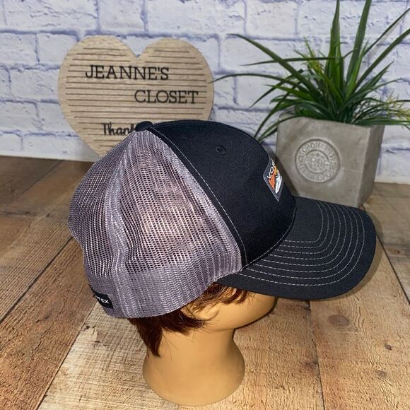 Vortex Gray Black Snapback Adjustable Hat - Picture 4 of 9